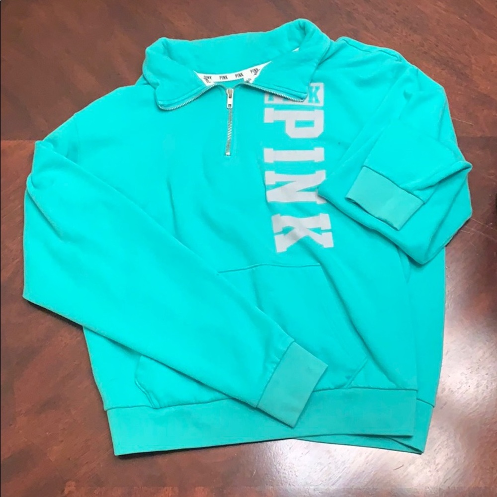 PINK Quarter Zip Sweater